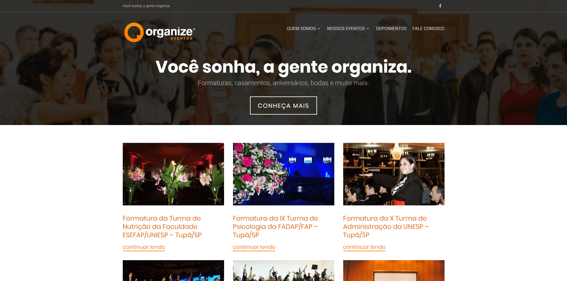 Read more about the article Organize Eventos